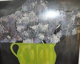 Acrylic on Board , 63" x 63"