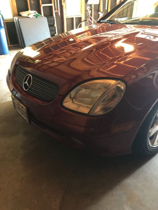 FRONT OF MERCEDES