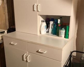 WHITE STORAGE CABINET