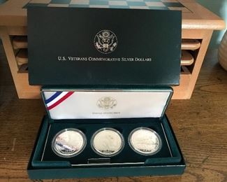 US Veterans Silver Dollars