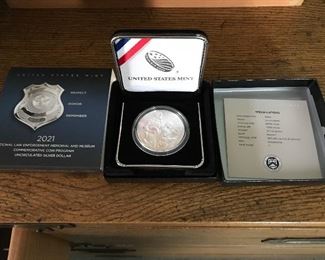 National Law Enforcement Silver Dollar