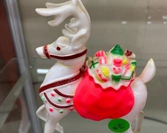 Vintage Plastic Christmas Reindeer
