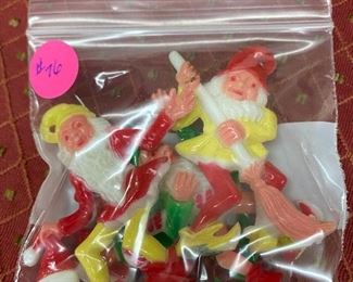 Vintage Plastic Christmas Elves