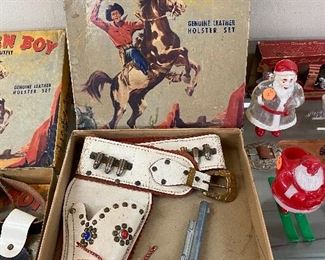 Western Boy Holster and Gun Set with Box
