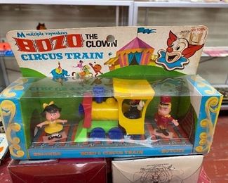 Bozo the Clown Circus Train in Box