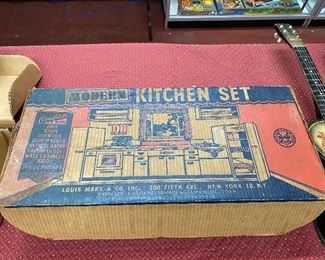 Marx Modern Kitchen Playset in Original Box