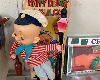 Battery Operated Happy Drunk Sailor with Box