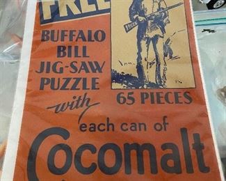 Buffalo Bill Jig-Saw Puzzle (Cocomalt Premium)