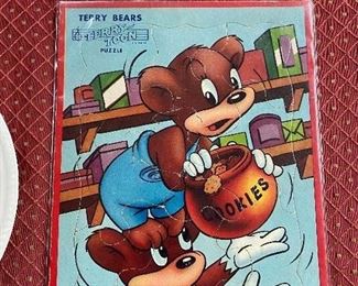 Vintage Terry Bears Board Puzzles