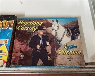 Hopalong Cassidy Film Puzzles in Original Box