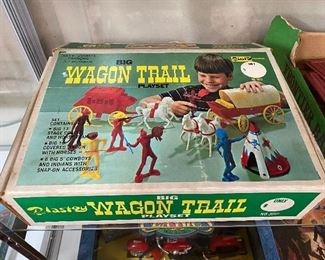 Plastoy Big Wagon Trail Playset