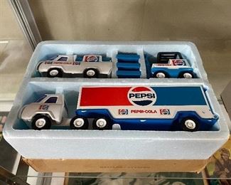 Vintage Buddy L Pepsi Delivery Truck Package in Box