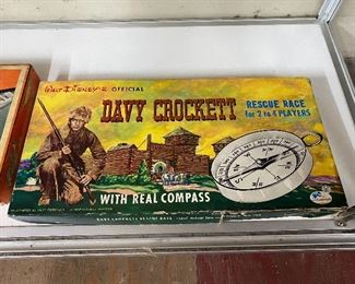 Walt Disney's Davy Crockett Rescue Race Board Game