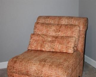 ARMLESS ACCENT CHAIR