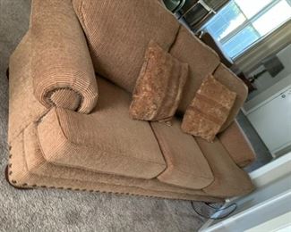 Corded sofa, chair, and ottoman 