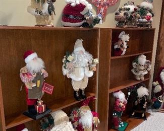 Assortment of Santa Claus'