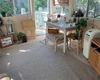 Sunroom furniture (Portable air conditioner is not for sale)