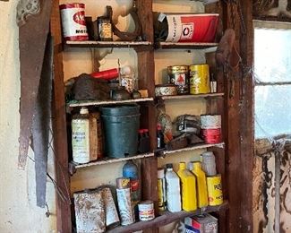Old oil cans 