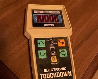 Sears electronic touchdown handheld game 