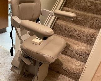 Electric stair lift and track for sale 
