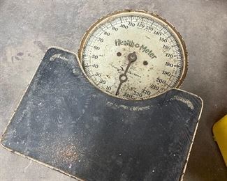 Old floor scale 