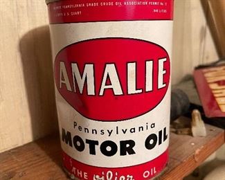 Old motor oil can 