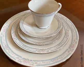 14 place settings of Lenox Charleston china