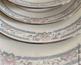 14 place settings of Lenox Charleston china