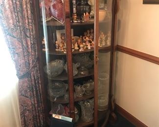 Antique Glass Display Cabinet $ 320.00