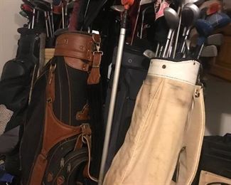LOTS of golf clubs