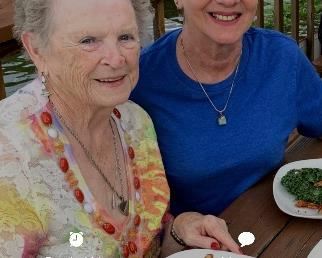 Esther (friend from Lake of the Ozarks) gracing us with her presence for October 2021