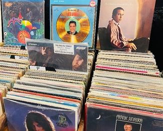 Bee Gee's First Album, Elvis Presley (many to choose from) The Rolling Stones, Paul Simon, Frank Sinatra PROMO, Joe Perry from Aerosmith, Alice Cooper & so much more!