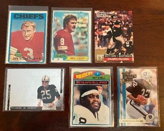 NFL Cards, Brett Favre Rookie Card, Vintage Chiefs & Raiders, Marcus Allen 