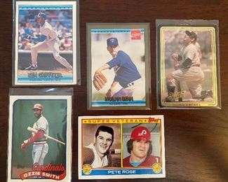 Ken Griffey, Jr., Nolan Ryan, Ozzie Smith, Pete Rose