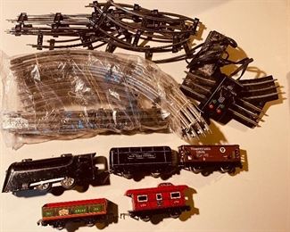 Marx Old Metal Trains & A Lot of Track (more track than pictured).