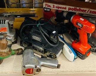Tools - Sander, Polisher, Air Drill, Welding Rods