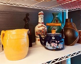 Decanters, Pitchers, Beer Mugs, Teapots, Beer Growler, Vases