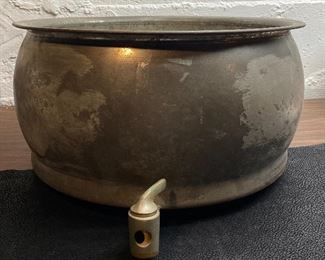 Very Old Metal Water Dispenser w/ Spigot