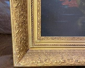 Heavy gesso frame