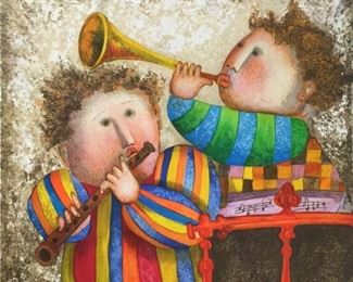 Boulangere Musique pour les Yeux Giclee