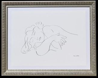 Matisse Model Sleeping Giclee