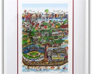 Fazzino Take the B Train to Brooklyn