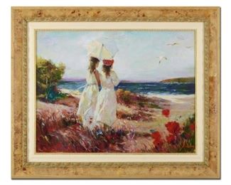 Pino Sister Giclee on Canvas