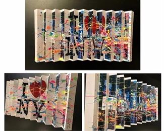 Zax Original Hand Painted 3D Polymorph NY