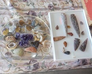 Geodes, Strange Rocks and Arrowheada 
