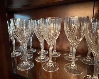 Lenox crystal water glasses and......