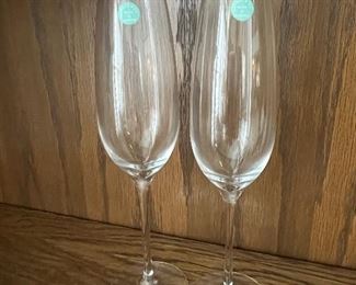 Tiffany and Co wine glasses....