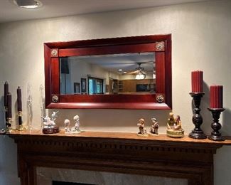 Wall mirror and decor