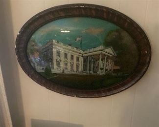 Reverse painted picture