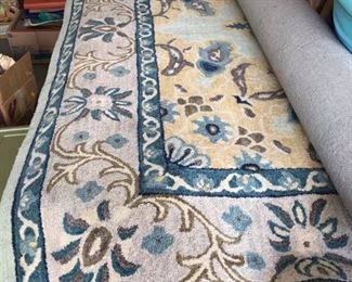 Adara hand tufted 100% wool area rug Ballard Designs